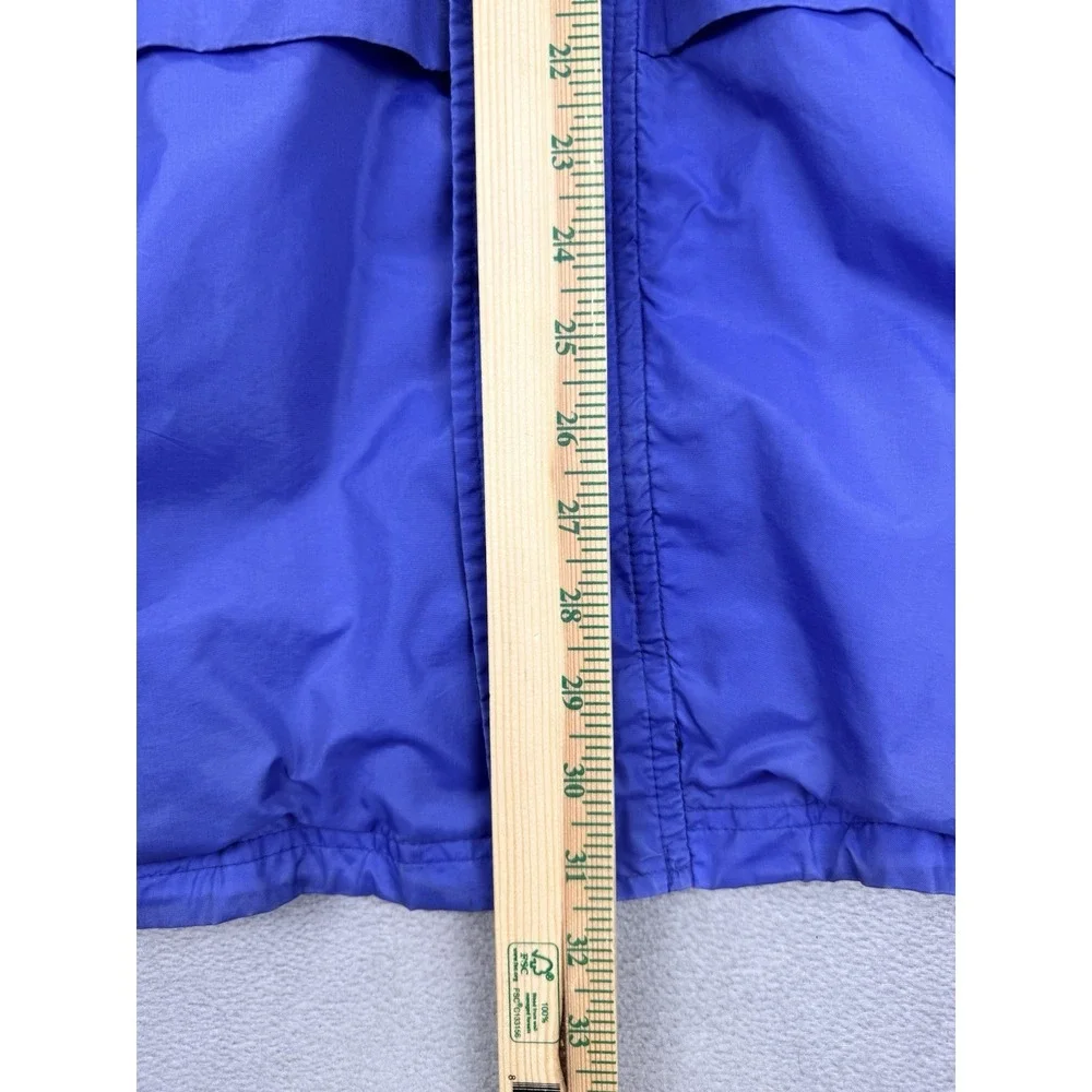 Vintage Rawlings Men's Sz XL Blue 100% Nylon Full Zip W/snaps Windbreaker Jacket
